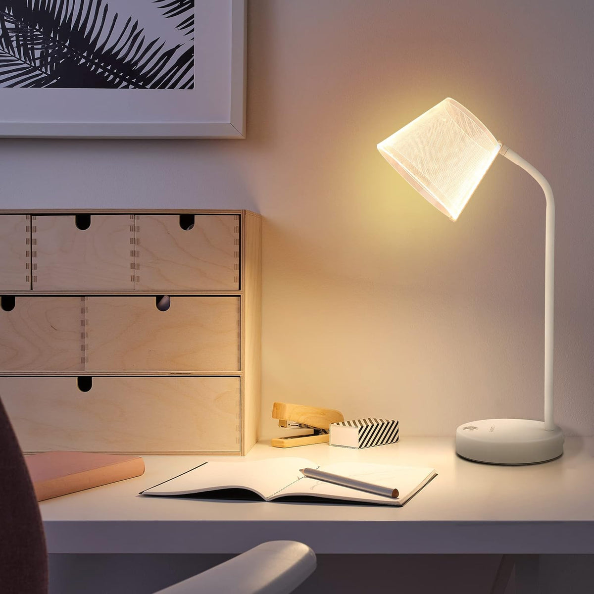 Wooden Dinosaur Design LED Table Lamp B796268