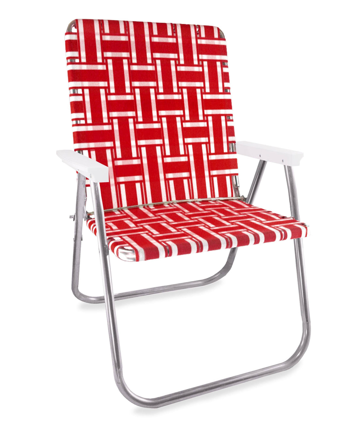 Red and White Stripe Chair X9552