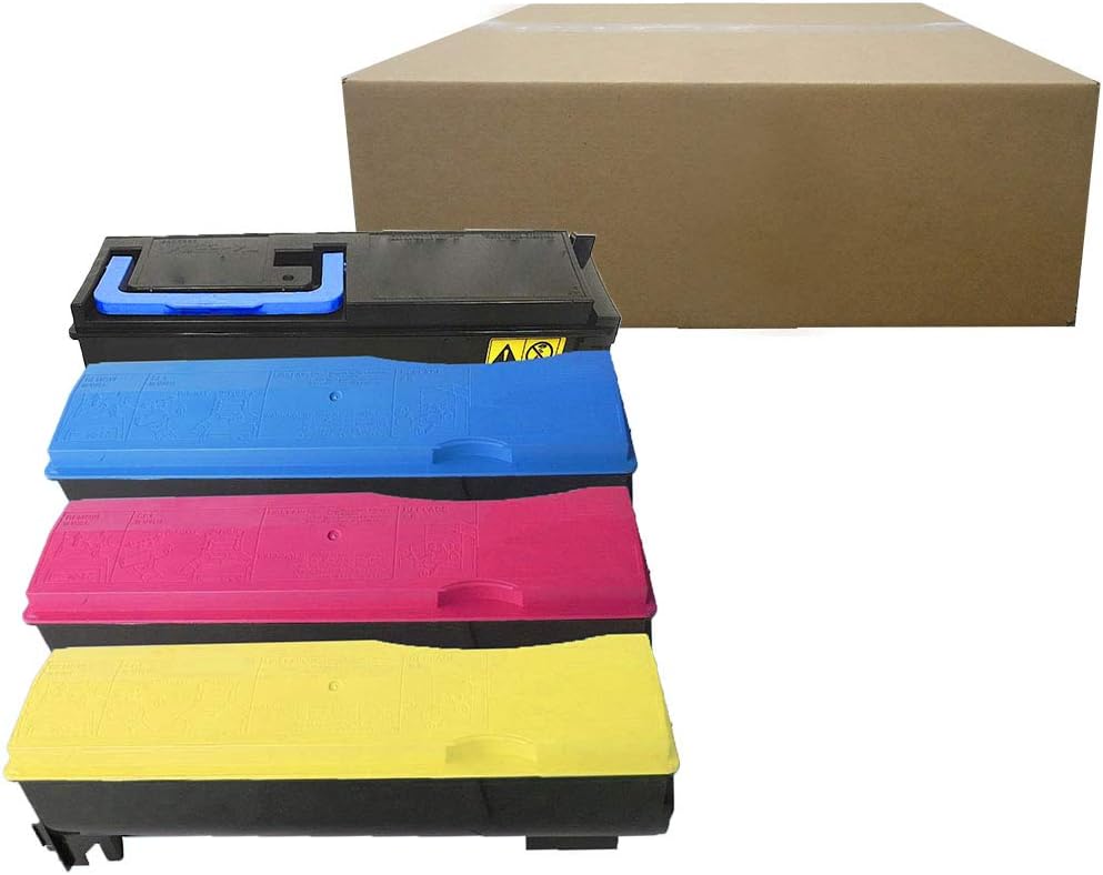 Compatible Toner Cartridges Black Cyan Magenta Yellow 4-Pack E595915