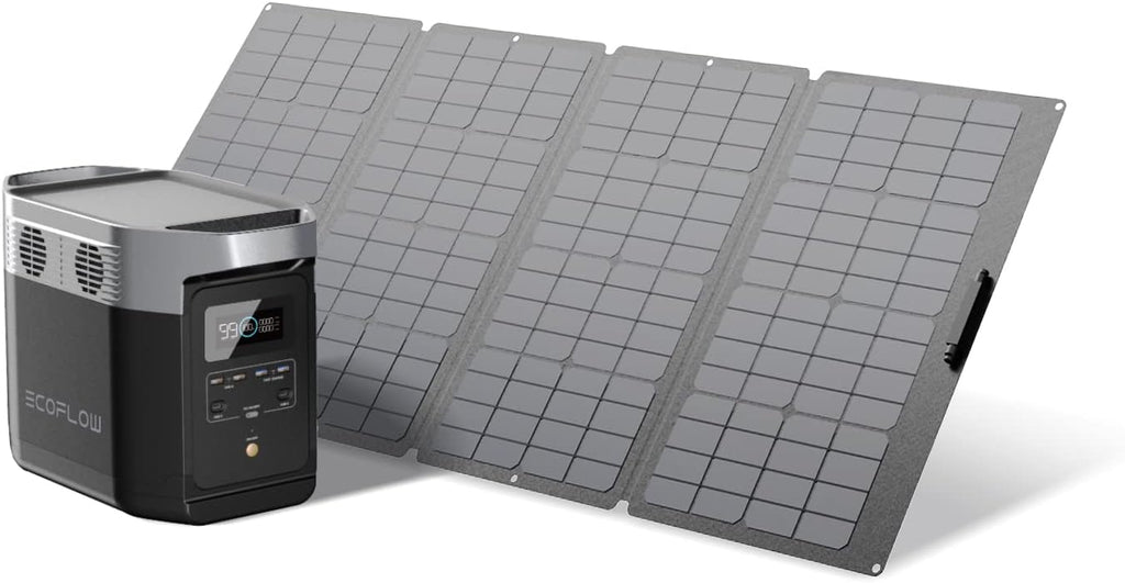 Portable Power Station with 160W Solar Panel, 1008Wh Solar Generator J29187