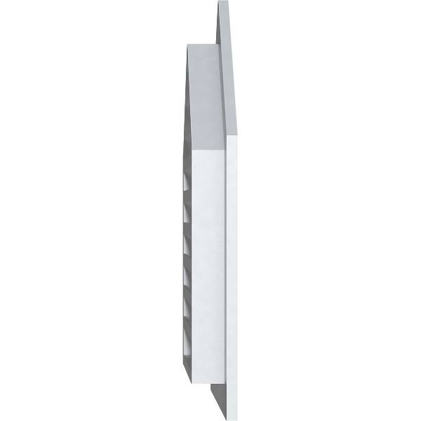 24x22W x 32x22H Peaked Top Gable Vent, PVC C190