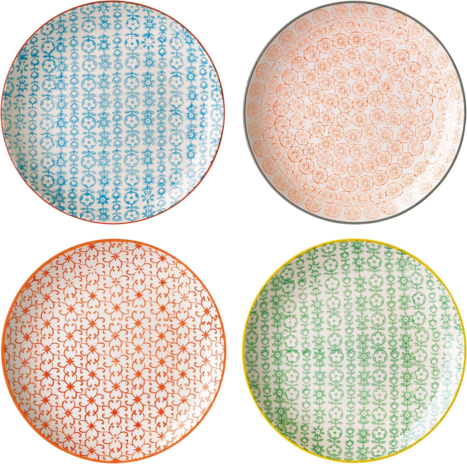 8'' Accent Plates Set of 4 U149