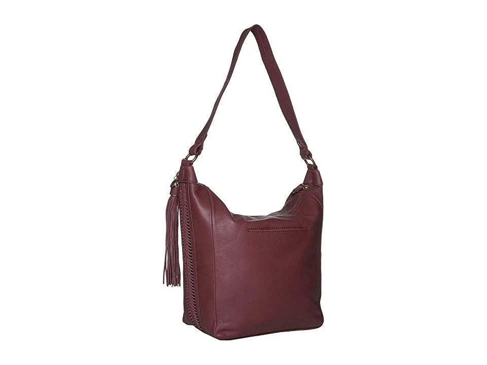 Cabernet Leather Bucket Bag D203281