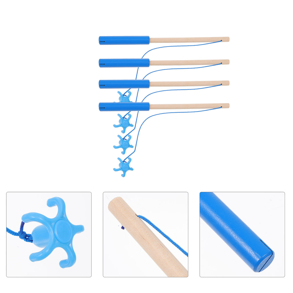 Magnetic Fishing Rod Wooden Educational Toy M75998