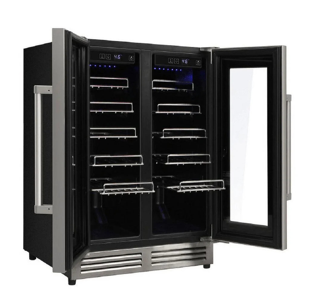 42 Bottle Dual Zone French Door Built-In Wine Cooler R342952