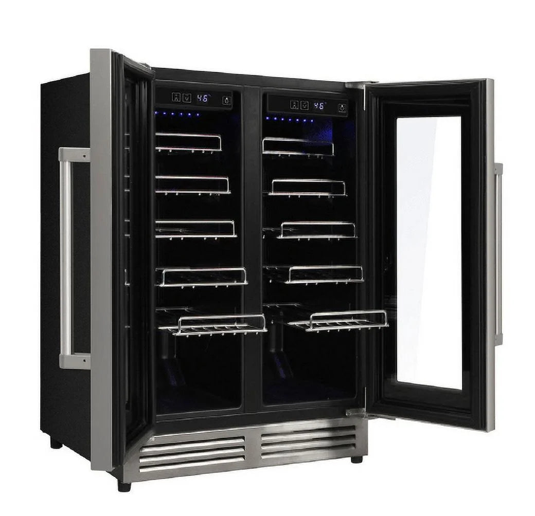 42 Bottle Dual Zone French Door Built-In Wine Cooler R342952