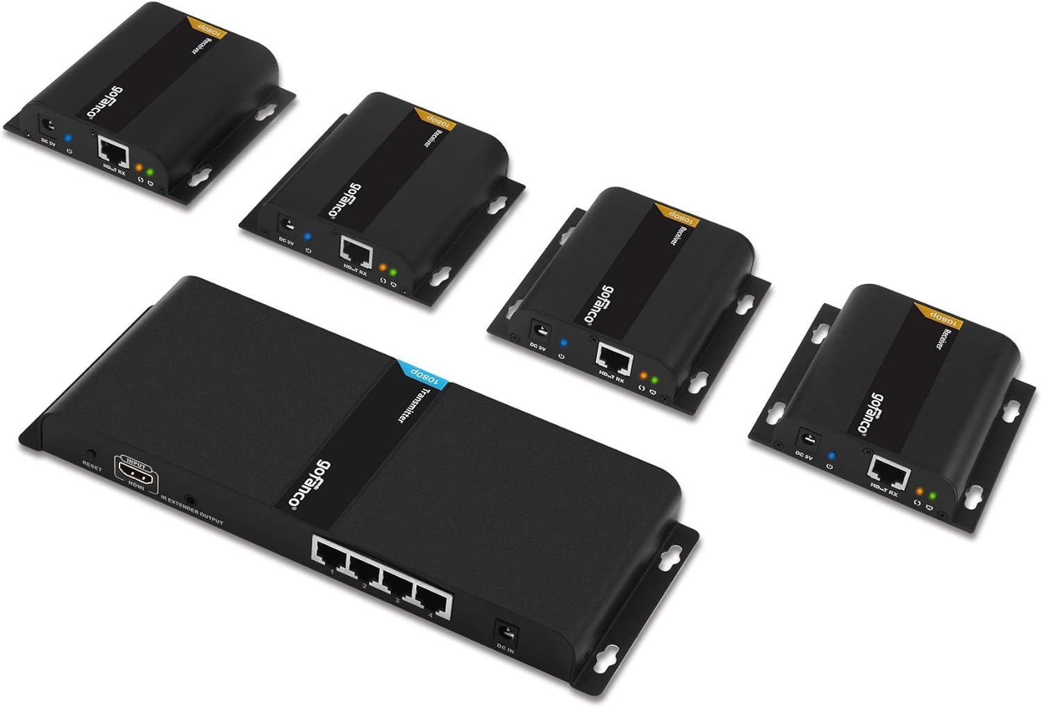 1080p 8port HDMI Extender Splitter over CAT5e / CAT6 Z450