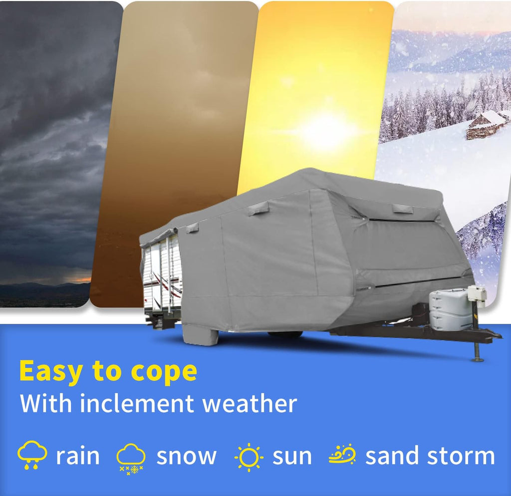 Thick 4 Layers Waterproof Travel Trailer Cover G425561
