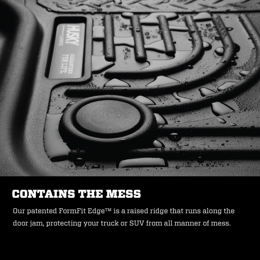 Black Front Row Floor Liners for 2016-2017 Toyota Tacoma A3379