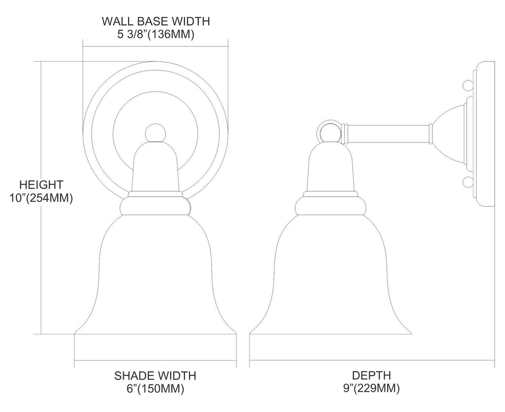One Light Bath Bar Oil Rubbed Bronze B27239
