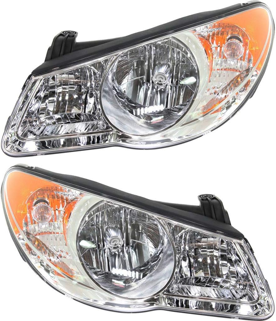 Headlight Assembly Pair for Hyundai Elantra 2010 P941