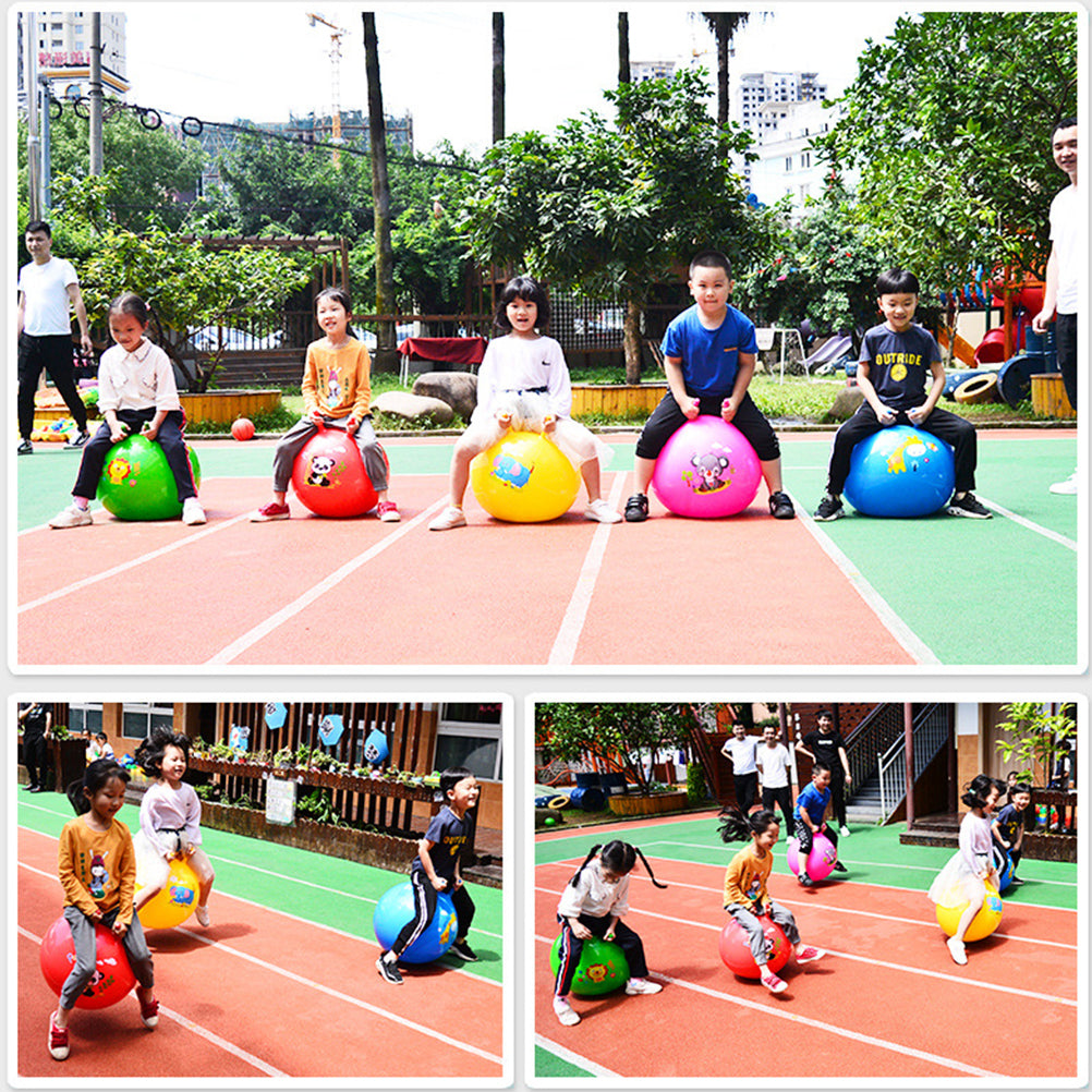 45cm Inflatable Exercise Ball PVC Balance Jumping Toy I9610