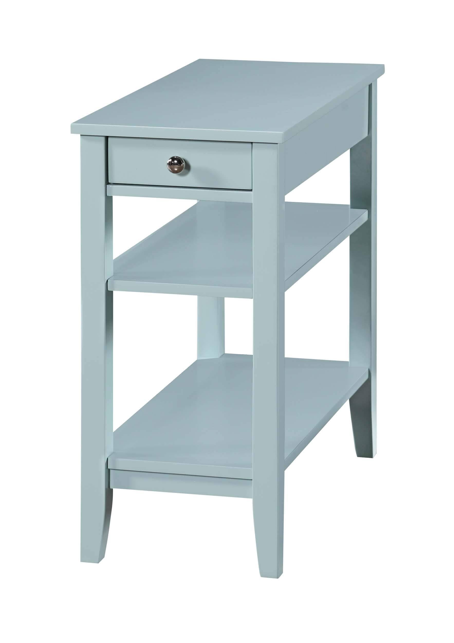 Three Tier End Table with Drawer Z967784