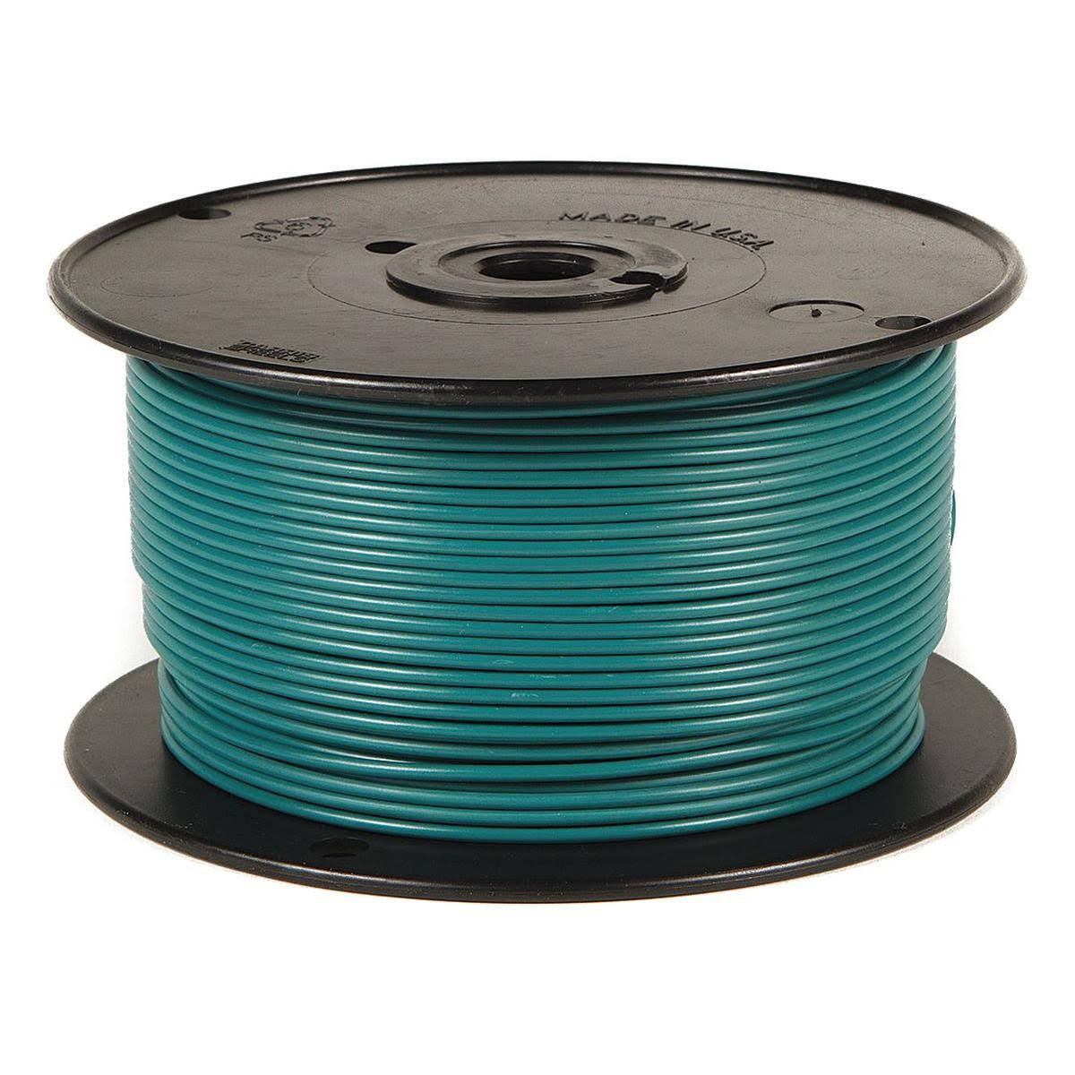 10 Awg Primary Wire, 500 Ft, Green S543910