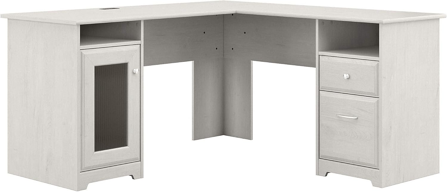 White L Shaped Computer Desk W14593