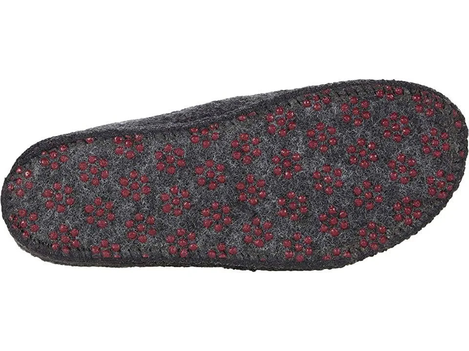 Charcoal Haflinger Slippers P940