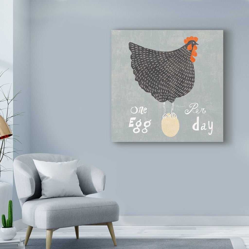 Fresh Eggs II Canvas Art B7820