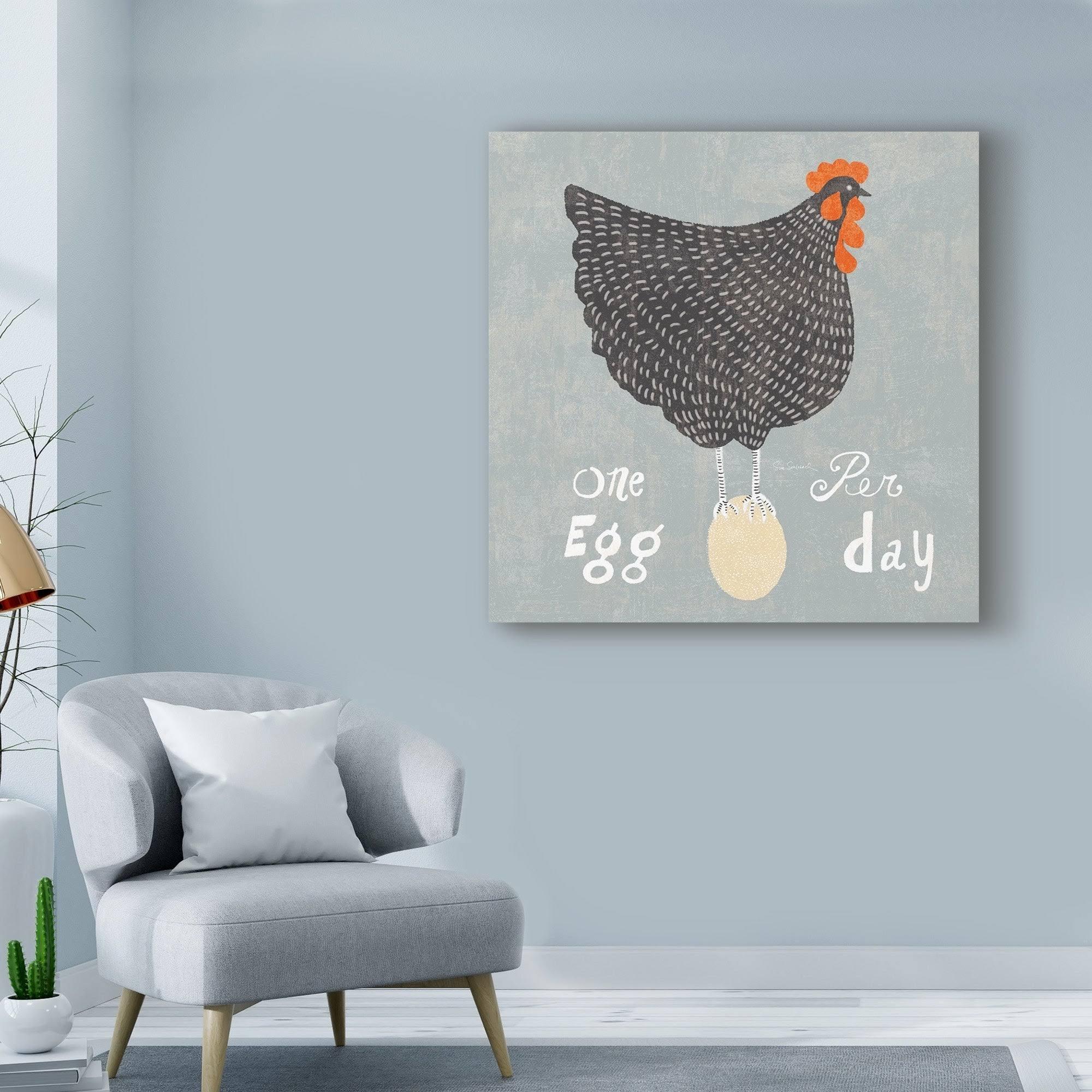 Fresh Eggs II Canvas Art B7820