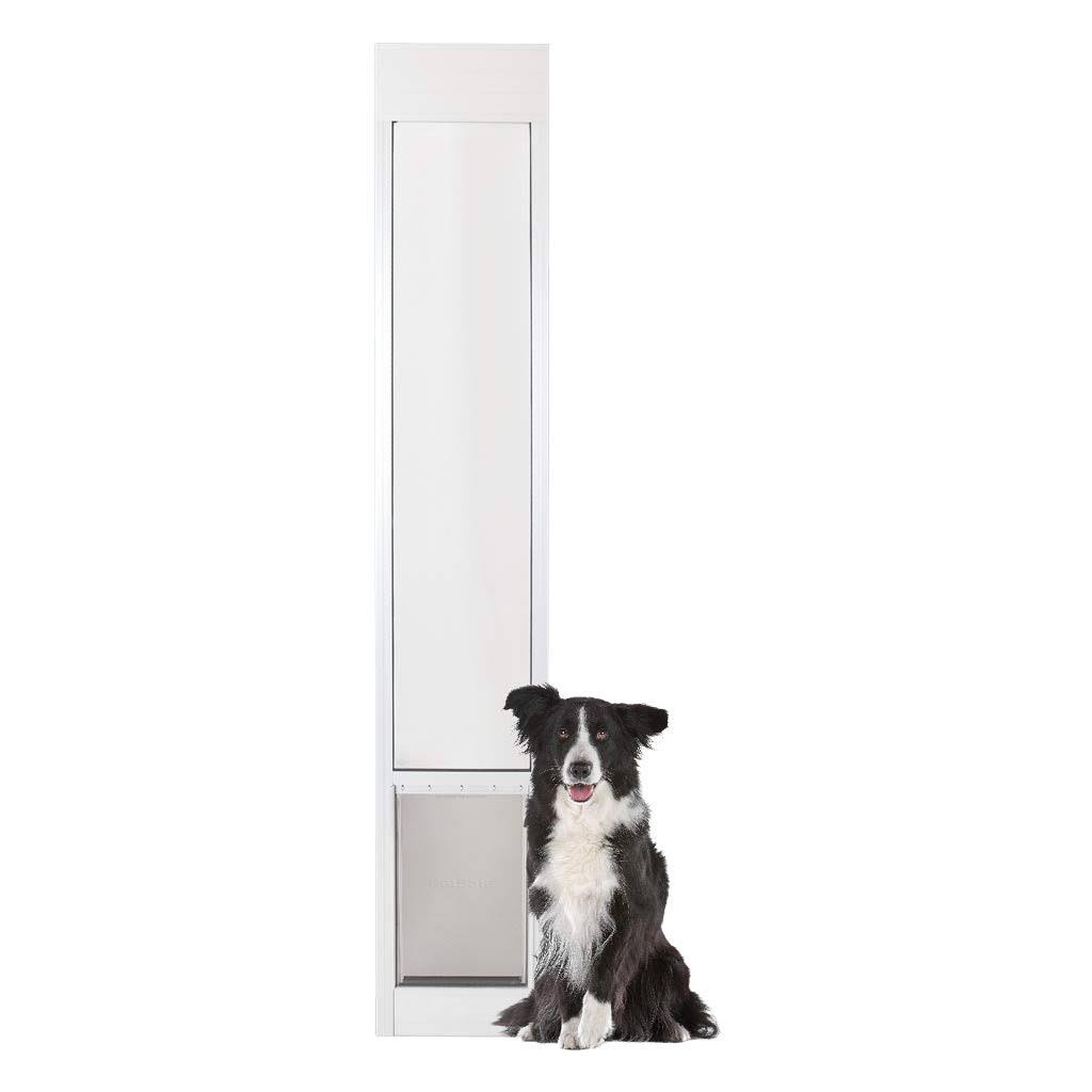 Aluminum Sliding Glass Pet Door with Adjustable Frame B237049