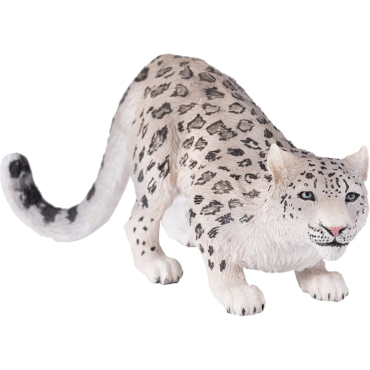 Snow Leopard Realistic Hand Painted Toy Figurine D81494