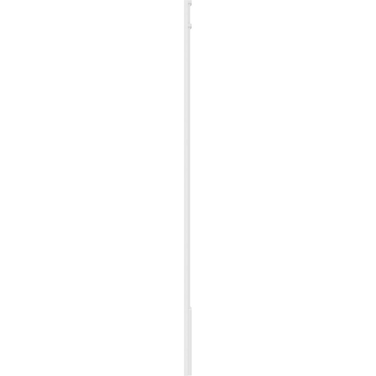 Plain PVC Pilaster with Standard Capital & Base (Pair) F20352