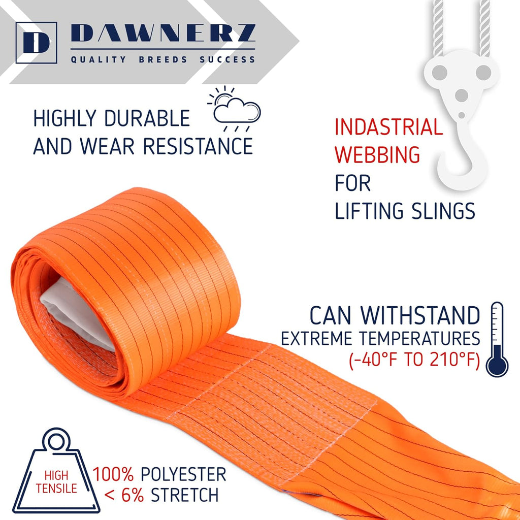 Tow Strap Heavy Duty 200000lbs 25ft Towing Rope J43907