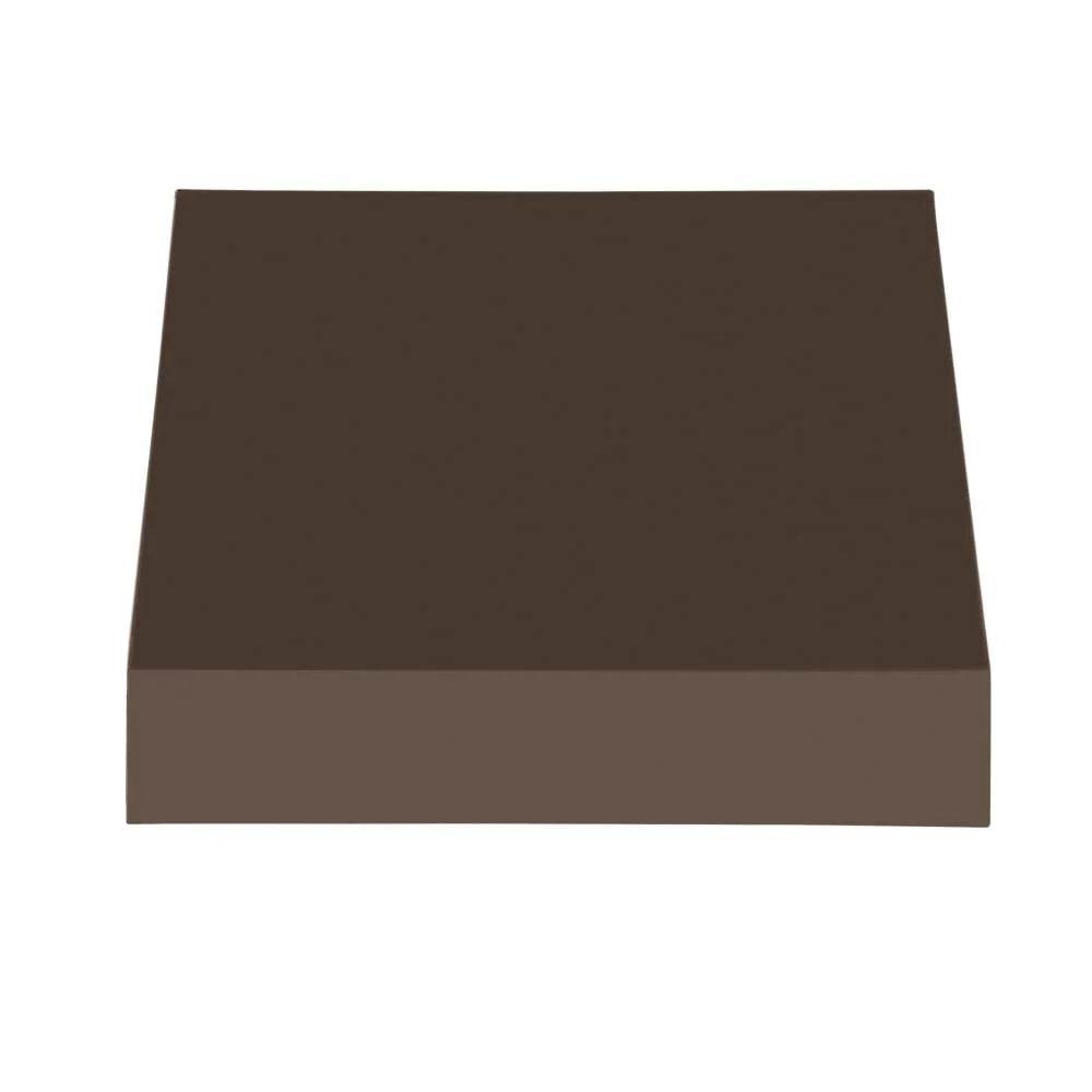 4.375 ft Fixed Awning Acrylic Fabric, Brown P70792