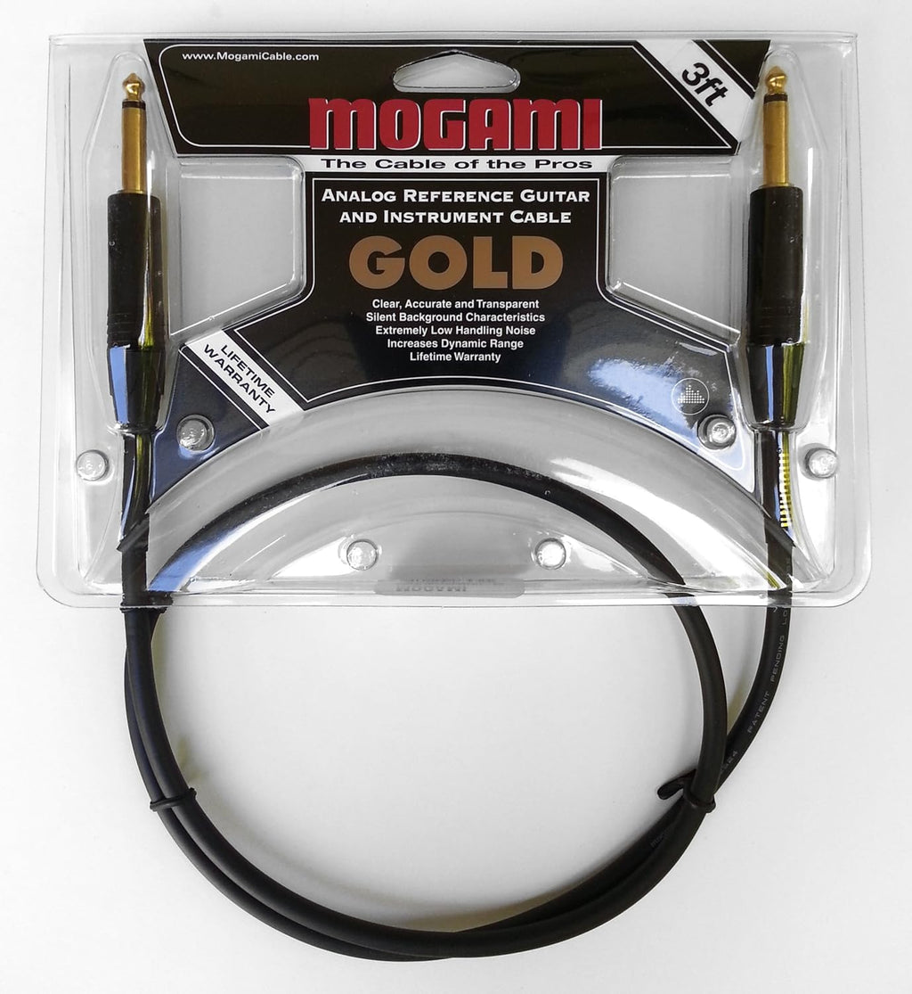 10 Foot Pack of 2 Gold Instrument Cable B16154