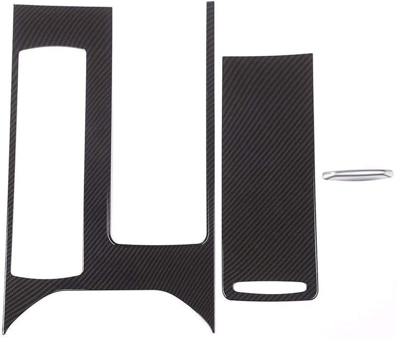 Carbon Fiber Style ABS Plastic Center Console Panel Cover Trim E2141