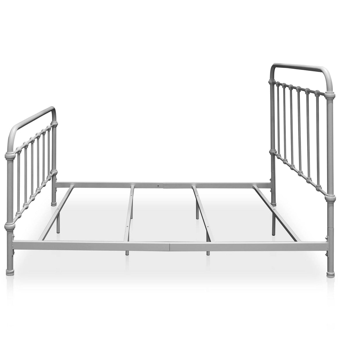 Twin Metal Bed Vintage White Z6786