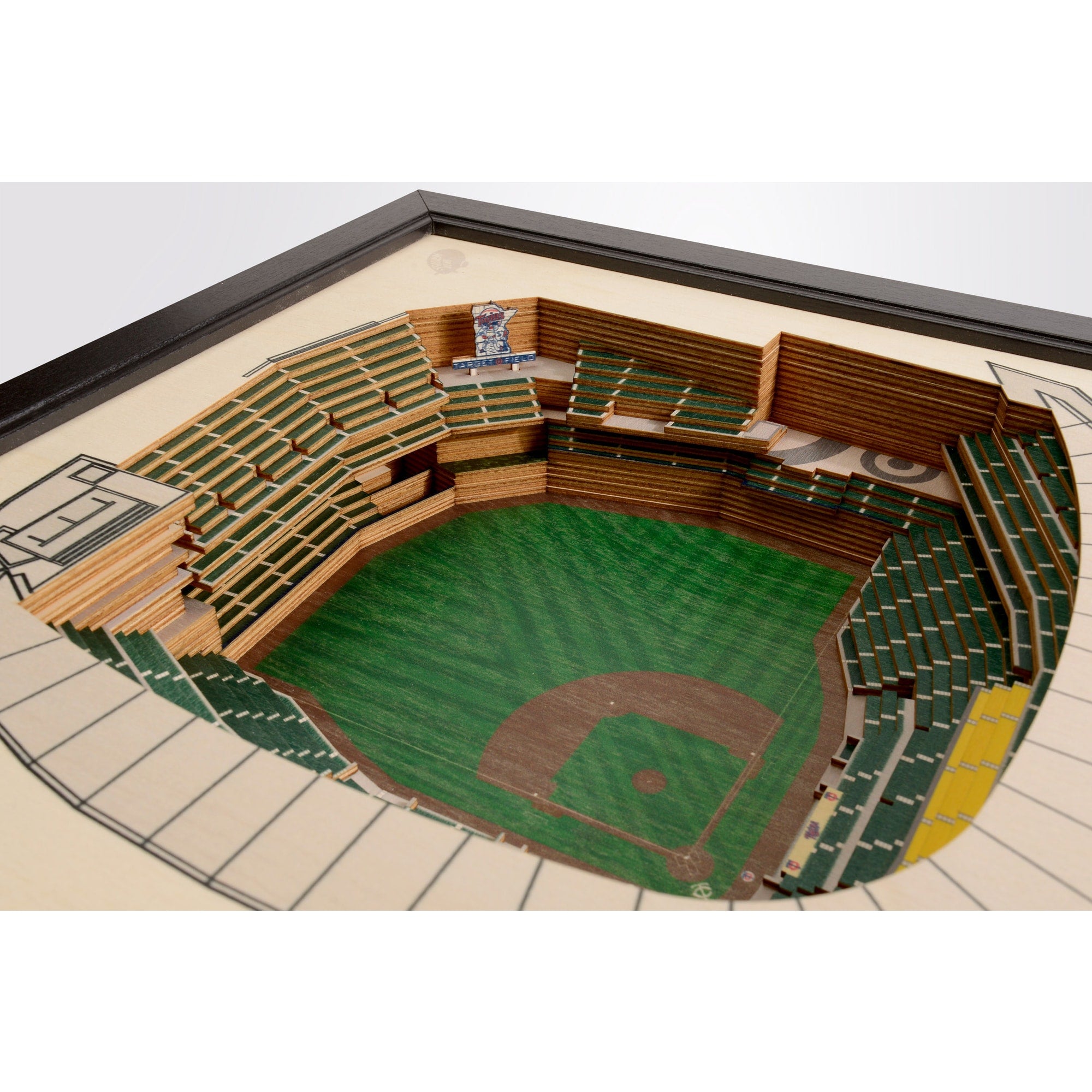 MLB Minnesota Twins 25-Layer 3D Wall Art C712434