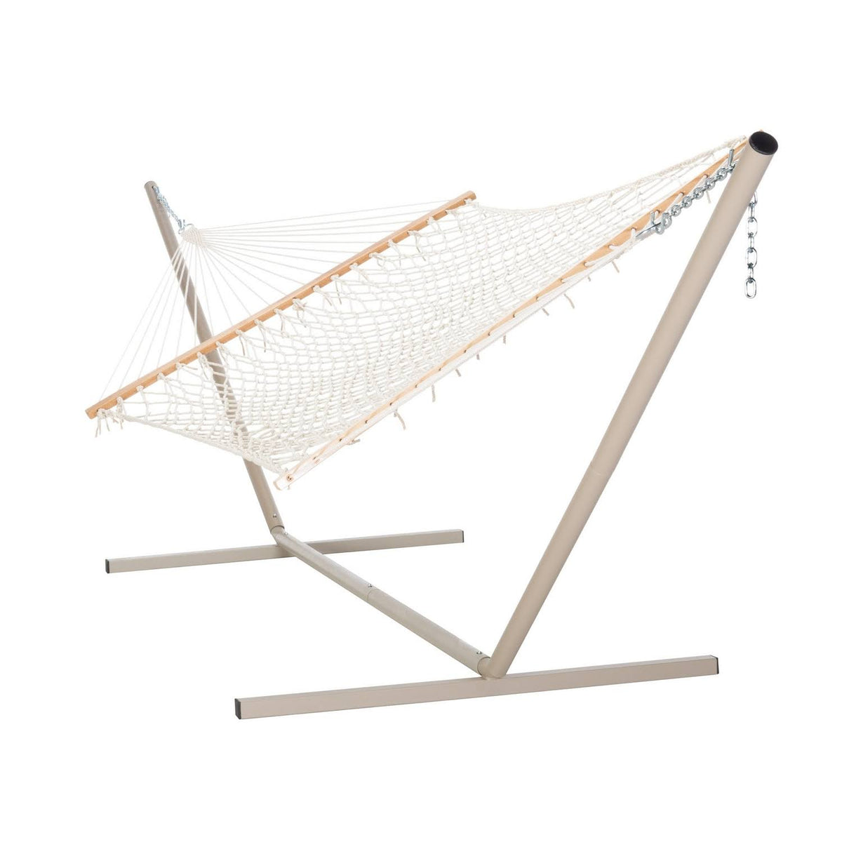 Large Cotton Rope Hammock with Stand Q82928