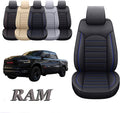 Waterproof Leather Car Seat Covers Full Set for Pickup Truck Y573993