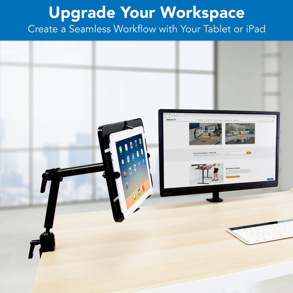 Universal Tablet Pole and Desk Mount P325501