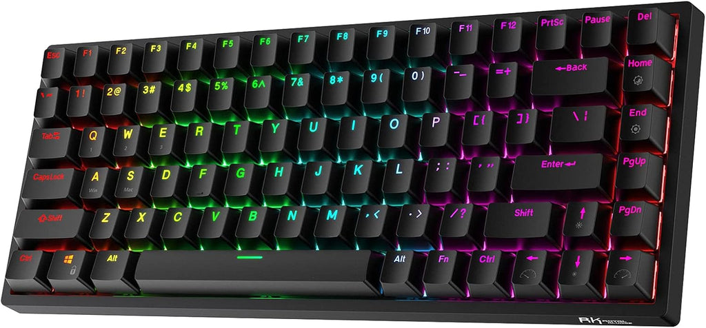 84 Keys 75% Triple Mode Hot Swappable Mechanical Keyboard O36823