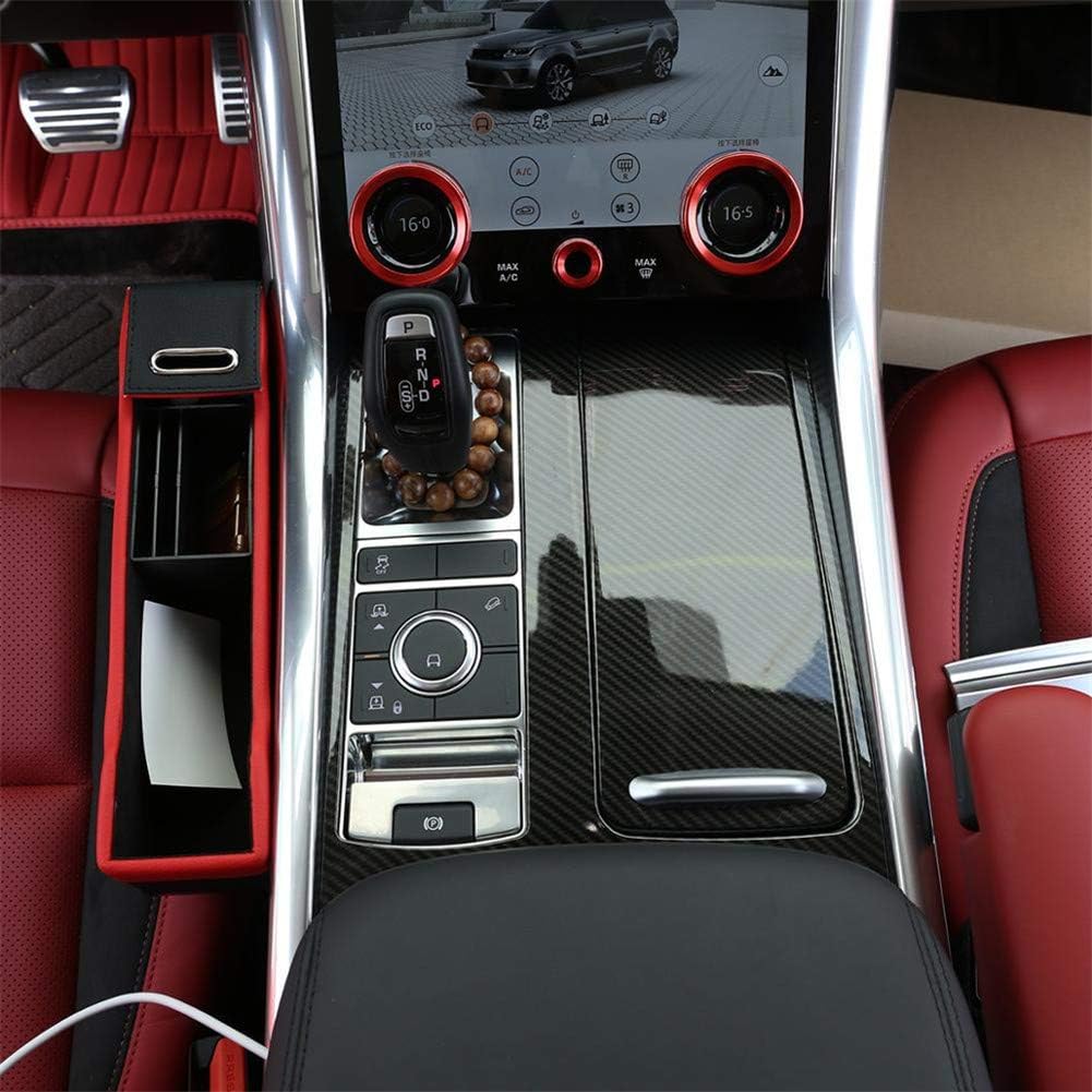 Carbon Fiber Style ABS Plastic Center Console Panel Cover Trim E2141