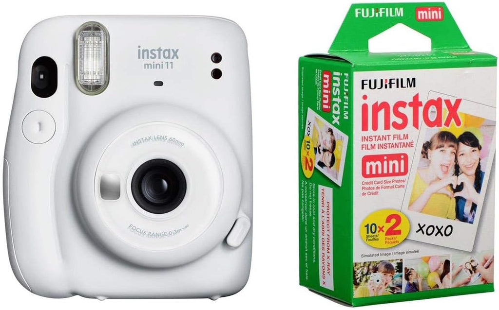 Ice White Instant Film Camera with 20 Exposures Film B28592