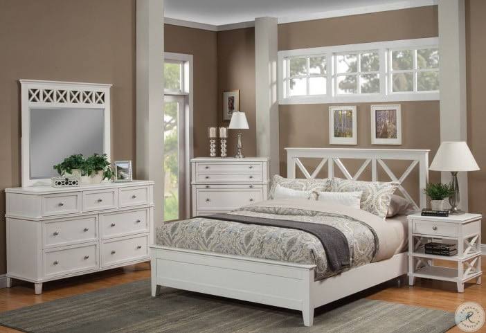 White California King Headboard V29268