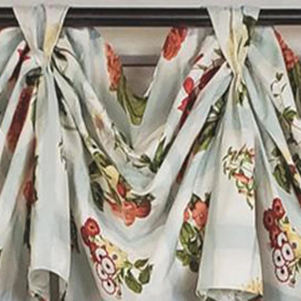 3-Scoop Window Valance 50" x 25" Robins Egg M4701