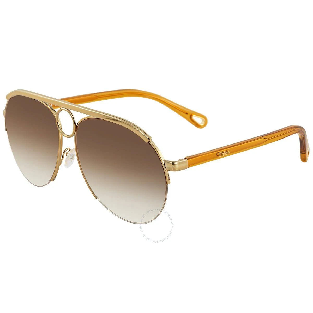 Gold Aviator Sunglasses L637