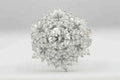 14K White Gold Diamond Cluster Ring P795318