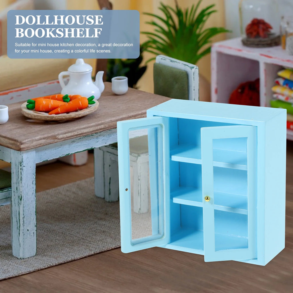 Wooden Miniature Cabinet Model Ornament K34753
