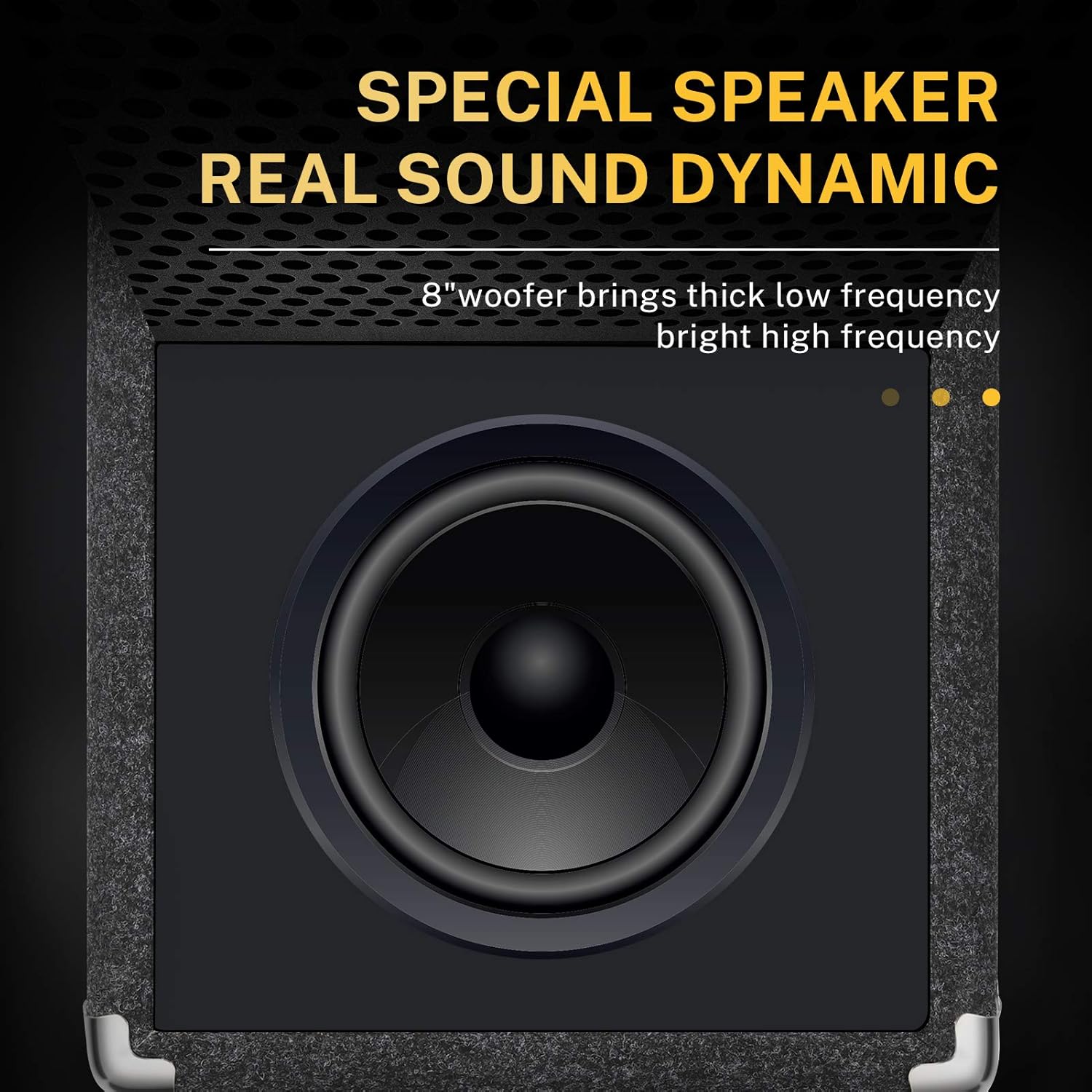 15W Bass Guitar Amplifier with Cable R776