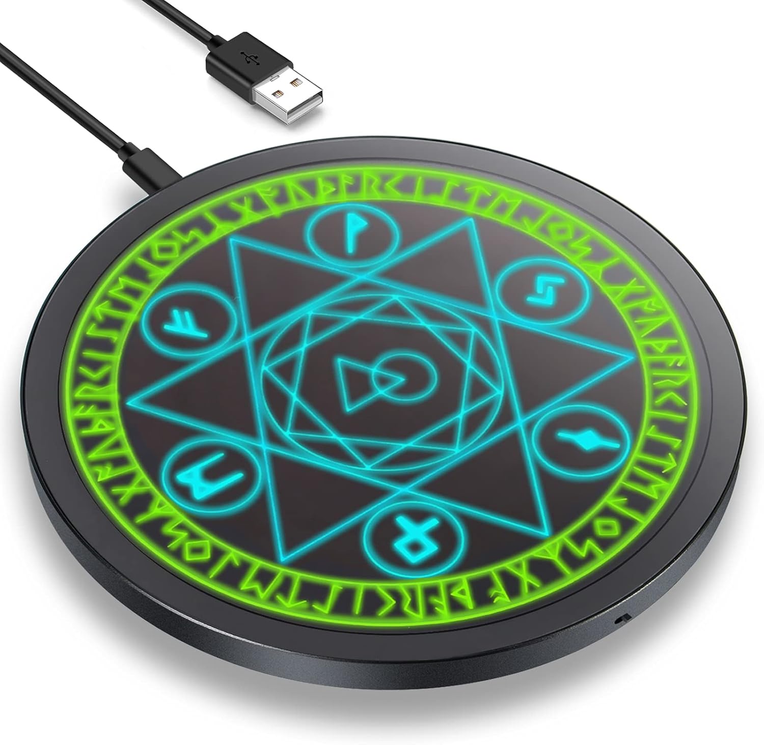 Wireless Charging Station Pad, 15W Max, Qi, Pack of 2 O78058