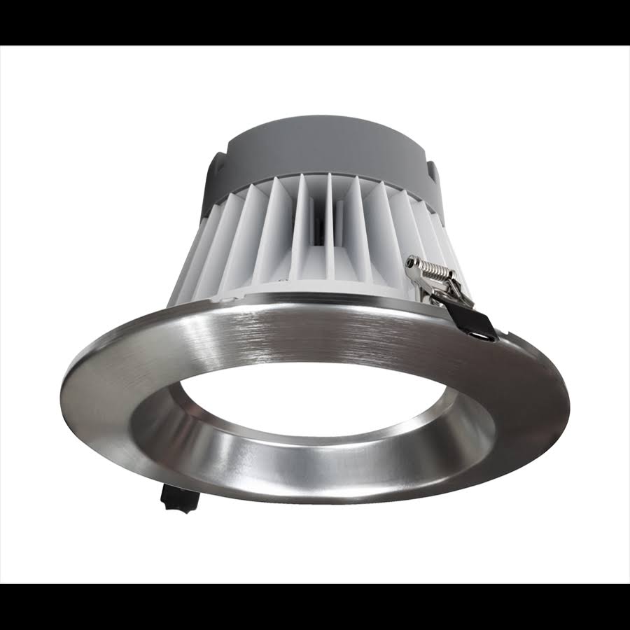 8 in. Nickel Commercial Canless LED Downlight Kit L29059