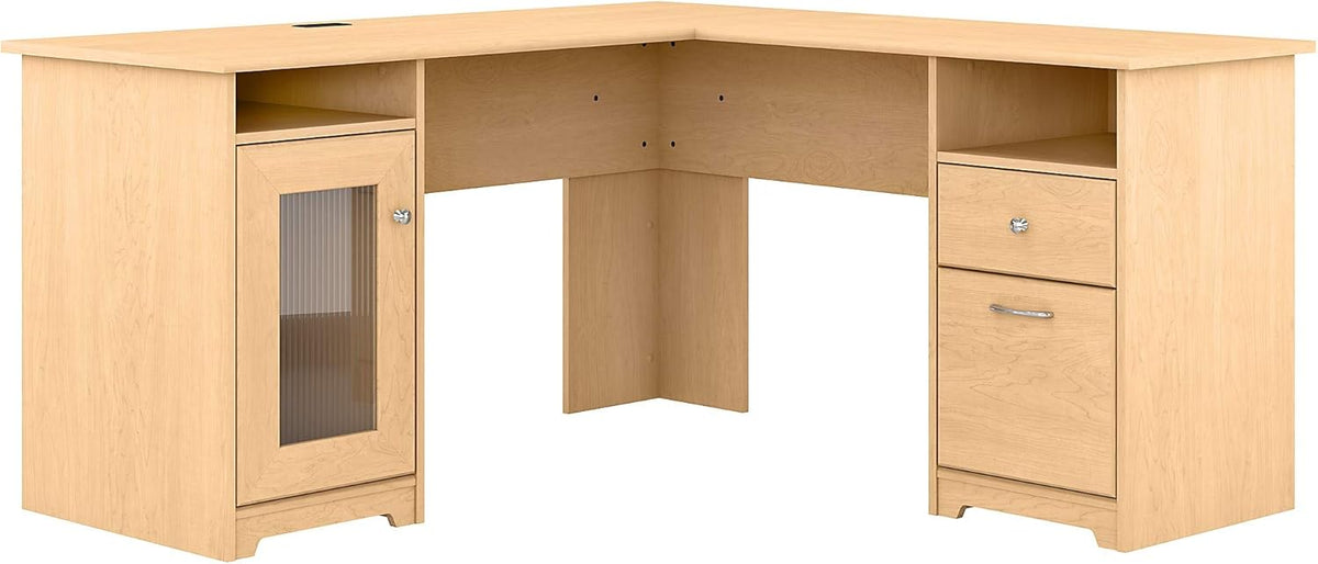 White L Shaped Computer Desk W14593