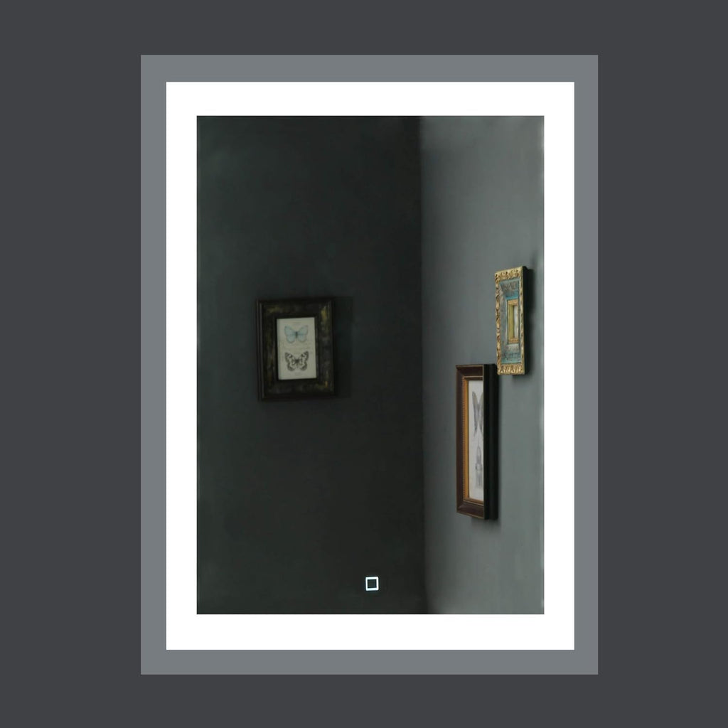 Dimmable LED Bathroom Mirror Wall Mounted Vanity Mirror with Touch Button M304