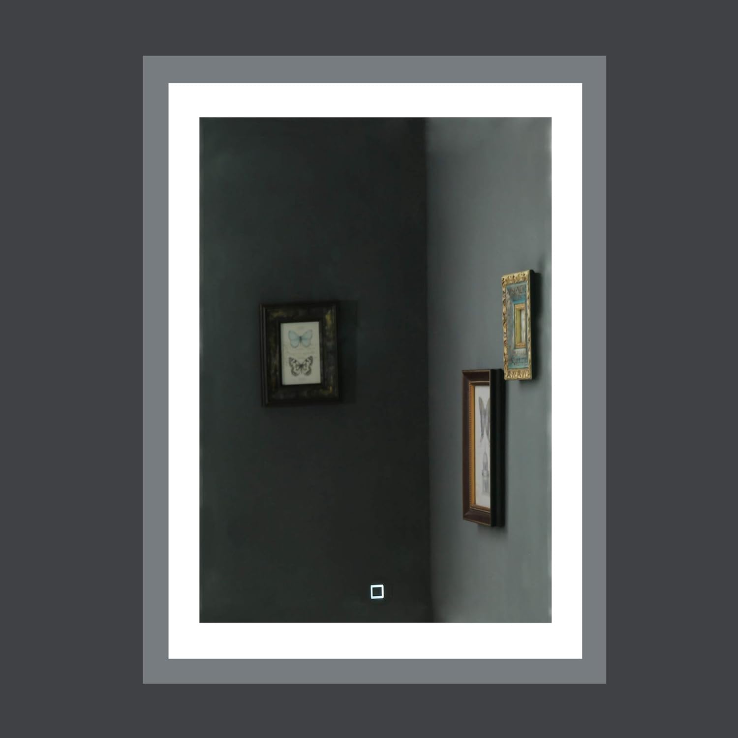 Dimmable LED Bathroom Mirror Wall Mounted Vanity Mirror with Touch Button M304