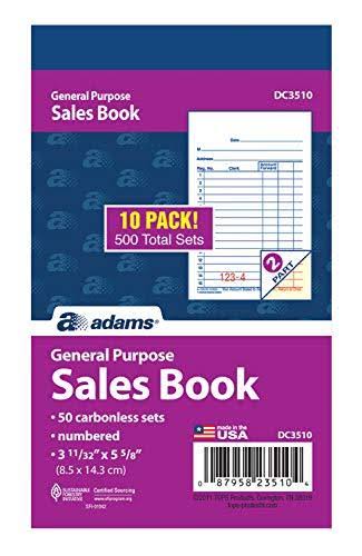 2-Part Carbonless Sales Book Z3796