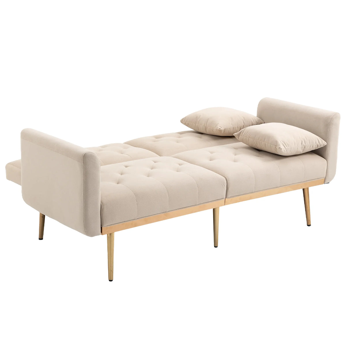 Velvet Sofa with Metal Feet C22791